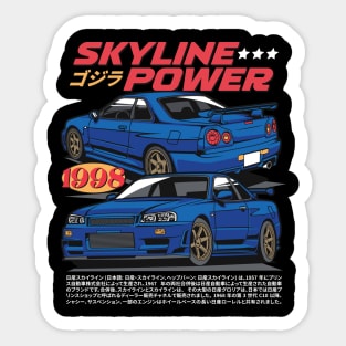 JDM R34 Sticker